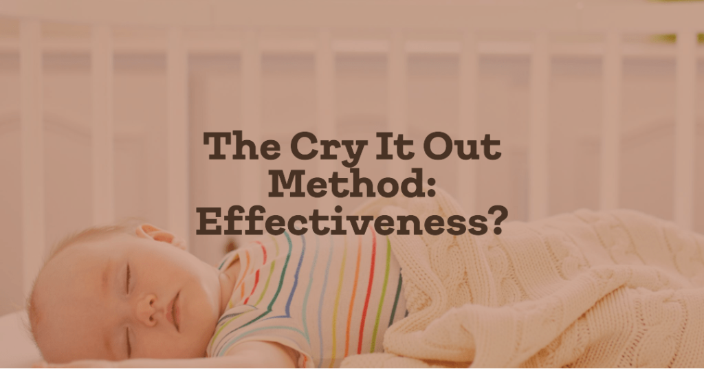 Exploring the Effectiveness of Cry It Out